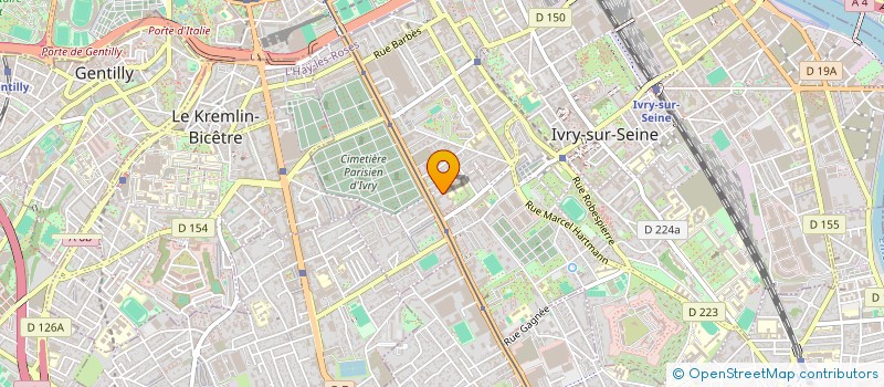 localisation de l'entreprise MONSIEUR STEEVE CAPO-CHICHI  IVRY-SUR-SEINE