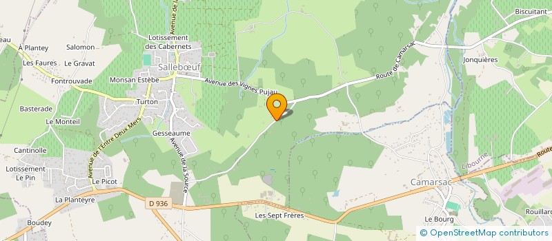 localisation de l'entreprise MONSIEUR STEEVE CASSIEROU  SALLEBUF