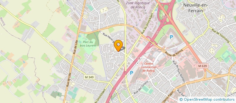 localisation de l'entreprise MONSIEUR STEEVE CAURE  RONCQ