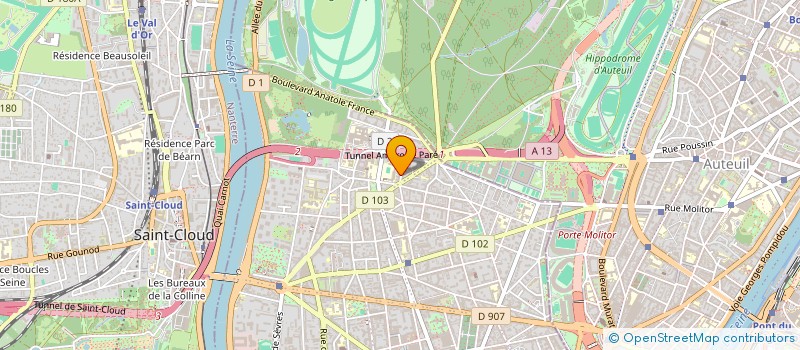 localisation de l'entreprise MONSIEUR STEEVE CHADEFAUX à BOULOGNE-BILLANCOURT