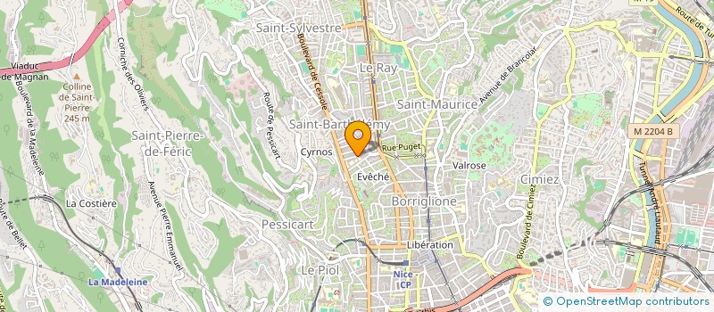 localisation de l'entreprise MONSIEUR STEEVE CIRASA à NICE