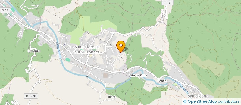 localisation de l'entreprise MONSIEUR STEEVE CIRIEZ DAUBIGNY à SAINT-FLORENT-SUR-AUZONNET