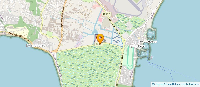 localisation de l'entreprise MONSIEUR STEEVE CLOFULLIA à HYERES