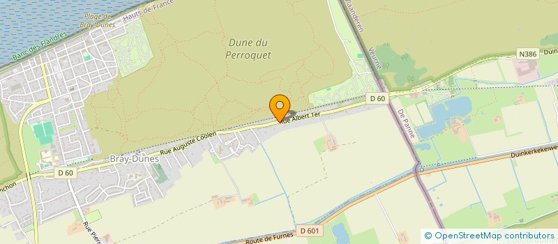 localisation de l'entreprise MONSIEUR STEEVE CNUDDE à BRAY-DUNES
