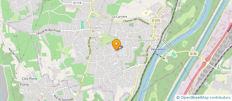 localisation de l'entreprise MONSIEUR STEEVE COLLOMBAT  SAINT-GENIS-LAVAL