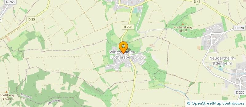 localisation de l'entreprise MONSIEUR STEEVE COLOMBANI  WINTZENHEIM-KOCHERSBERG