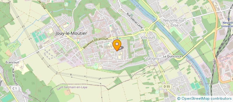 localisation de l'entreprise MONSIEUR STEEVE CONSTANT à JOUY-LE-MOUTIER