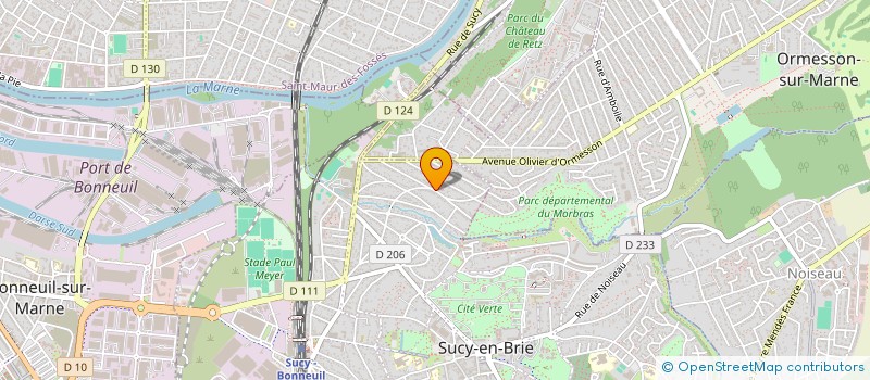 localisation de l'entreprise MONSIEUR STEEVE COURTINE à SUCY-EN-BRIE