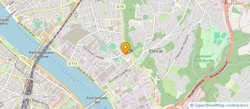 localisation de l'entreprise MONSIEUR STEEVE DALES  FLOIRAC