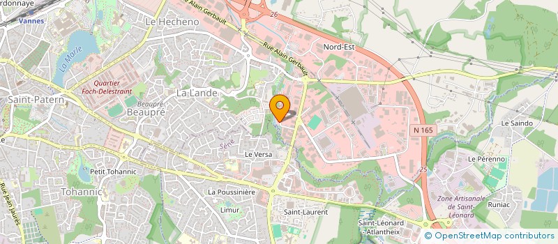 localisation de l'entreprise MONSIEUR STEEVE DANGLADE à VANNES