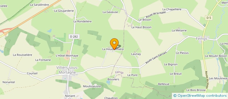 localisation de l'entreprise MONSIEUR STEEVE DUGAST à VILLIERS-SOUS-MORTAGNE
