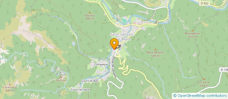 localisation de l'entreprise MONSIEUR STEEVE DURIEZ  SAINT-GERVAIS-SUR-MARE