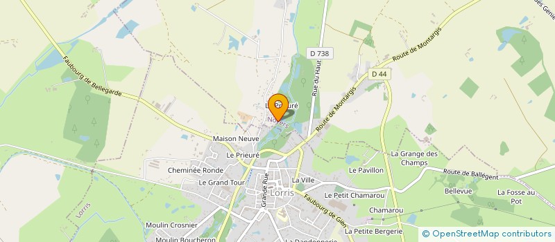 localisation de l'entreprise MONSIEUR STEEVE EDMONT  LORRIS