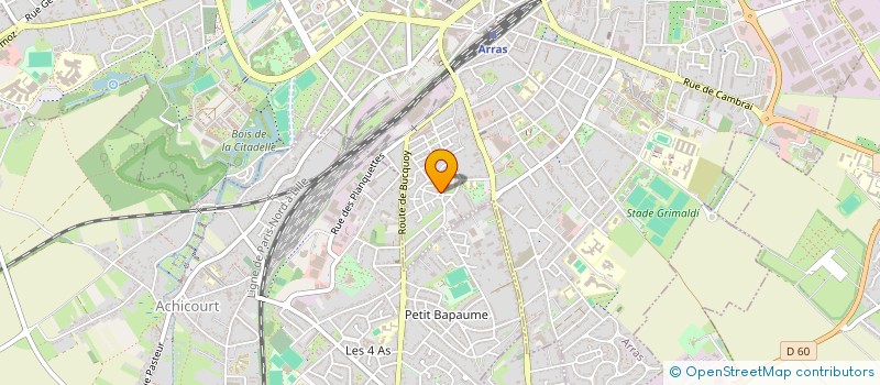 localisation de l'entreprise MONSIEUR STEEVE FALLER à ARRAS