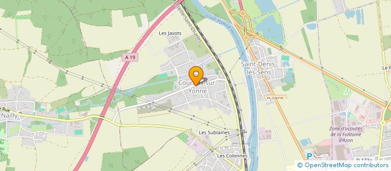 localisation de l'entreprise MONSIEUR STEEVE FERNANDES  COURTOIS-SUR-YONNE