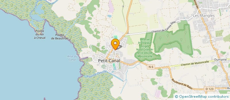 localisation de l'entreprise MONSIEUR STEEVE FLERET à PETIT-CANAL