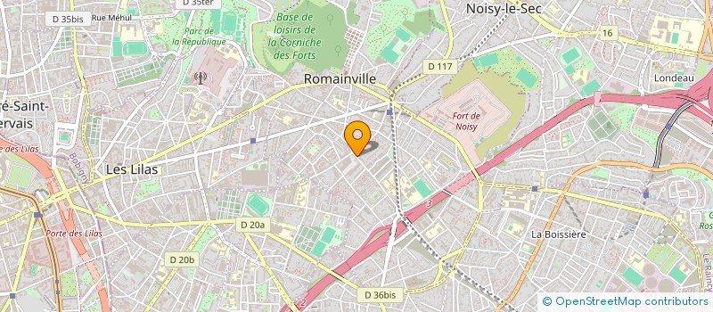 localisation de l'entreprise MONSIEUR STEEVE FOTSO à ROMAINVILLE
