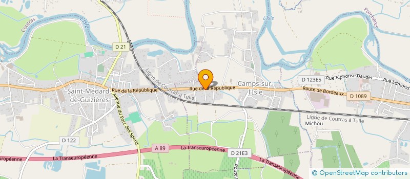 localisation de l'entreprise MONSIEUR STEEVE FOUREL  CAMPS-SUR-L'ISLE