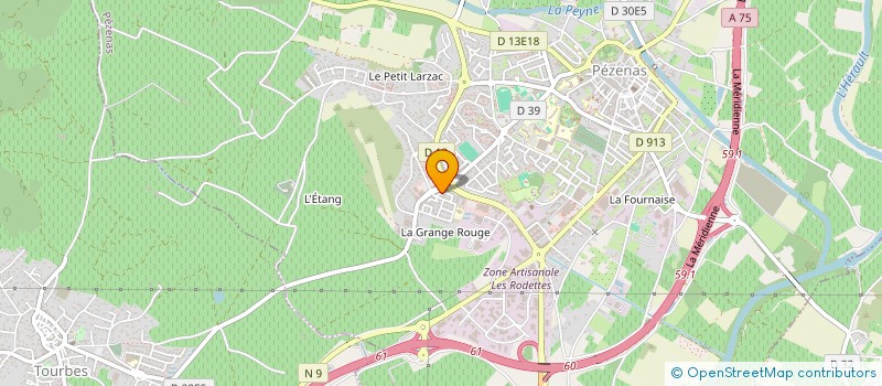 localisation de l'entreprise MONSIEUR STEEVE GISORS  PEZENAS