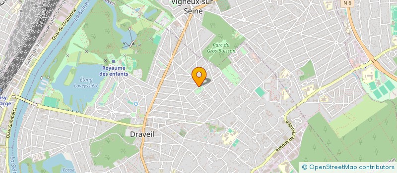 localisation de l'entreprise MONSIEUR STEEVE GOUTIN à DRAVEIL