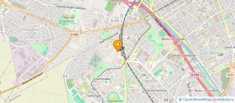 localisation de l'entreprise MONSIEUR STEEVE GRANDSIRE  REIMS