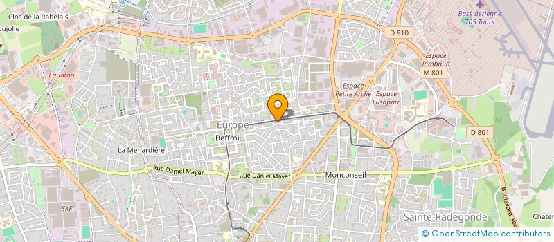 localisation de l'entreprise MONSIEUR STEEVE GRUHIER  TOURS