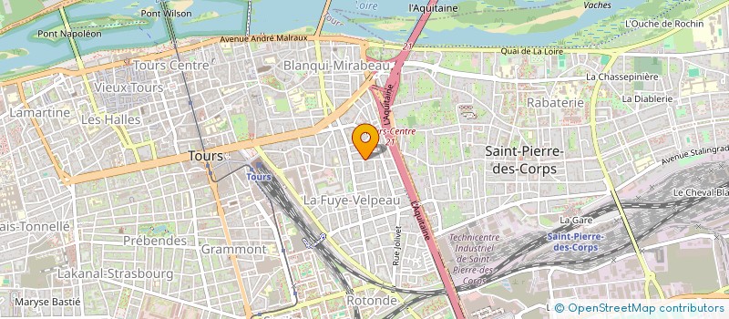 localisation de l'entreprise MONSIEUR STEEVE GRUHIER  TOURS