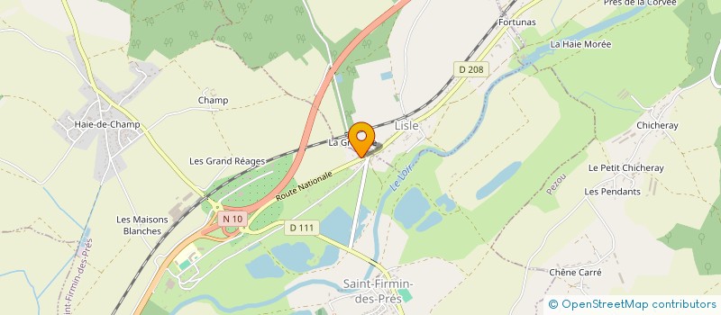 localisation de l'entreprise MONSIEUR STEEVE GUILLEMIN  PEZOU