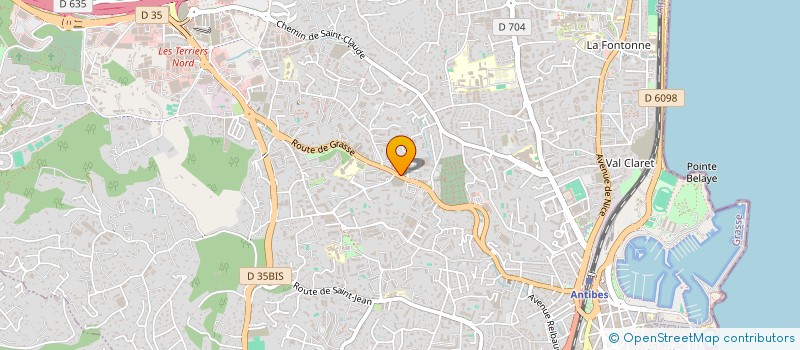 localisation de l'entreprise MONSIEUR STEEVE HO-YOU-FAT  ANTIBES