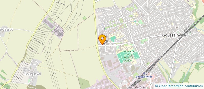 localisation de l'entreprise MONSIEUR STEEVE JEAN  GOUSSAINVILLE