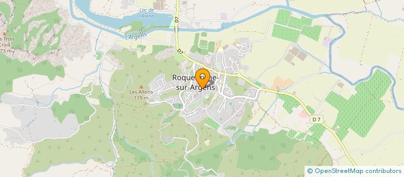 localisation de l'entreprise MONSIEUR STEEVE KLEIN à ROQUEBRUNE-SUR-ARGENS