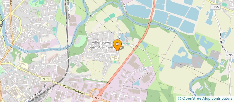 localisation de l'entreprise MONSIEUR STEEVE KOPIBIDA  VILLENEUVE-SAINT-GERMAIN