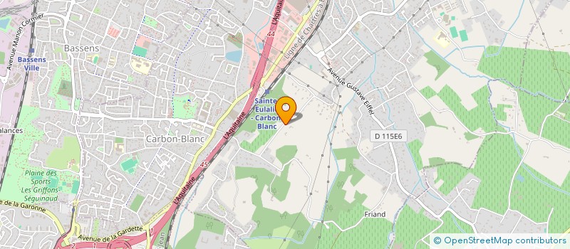 localisation de l'entreprise MONSIEUR STEEVE LABENNE  SAINTE-EULALIE