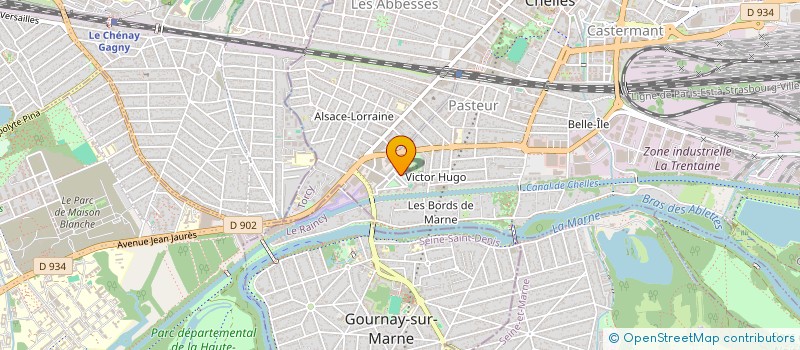 localisation de l'entreprise MONSIEUR STEEVE LAPITRE  CHELLES