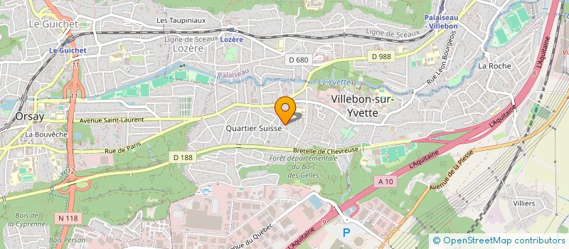 localisation de l'entreprise MONSIEUR STEEVE LEDUC à VILLEBON-SUR-YVETTE