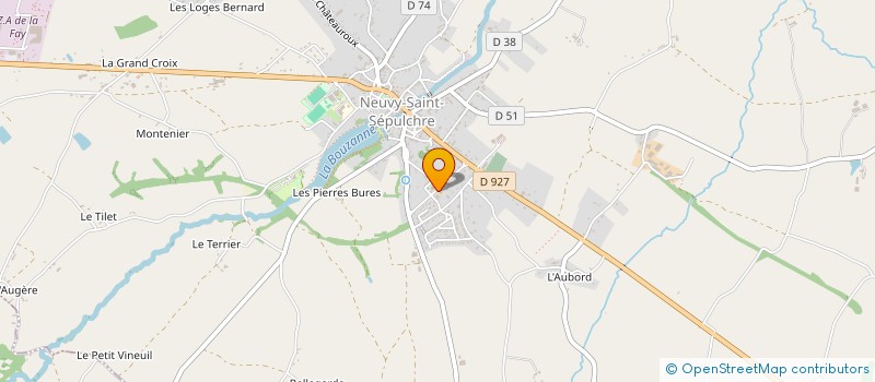 localisation de l'entreprise MONSIEUR STEEVE LEGAND à NEUVY-SAINT-SEPULCHRE