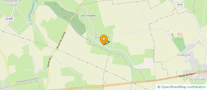 localisation de l'entreprise MONSIEUR STEEVE LEGODELLIER  BARVILLE