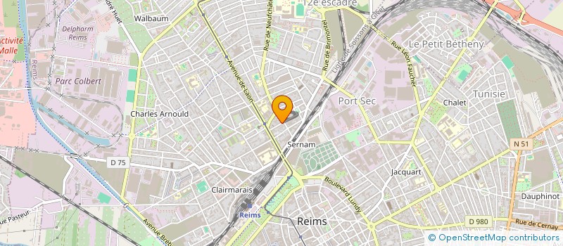 localisation de l'entreprise MONSIEUR STEEVE LENGLET  REIMS