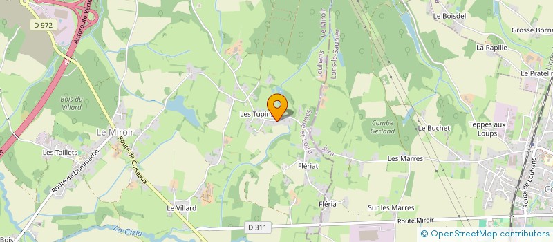 localisation de l'entreprise MONSIEUR STEEVE LERANDY  LE MIROIR