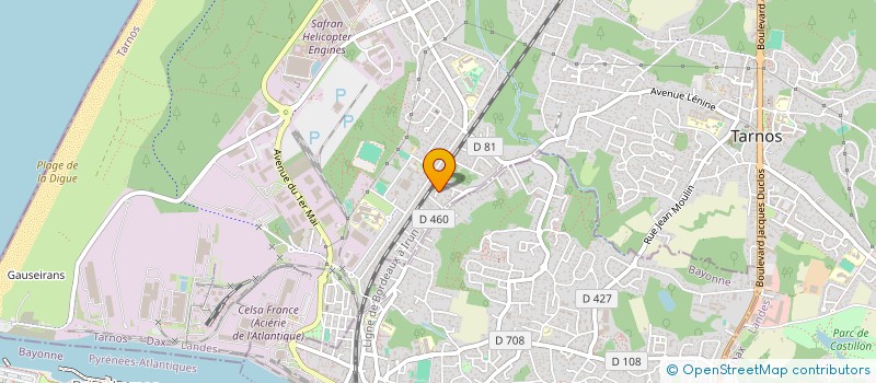 localisation de l'entreprise MONSIEUR STEEVE LEROY  TARNOS