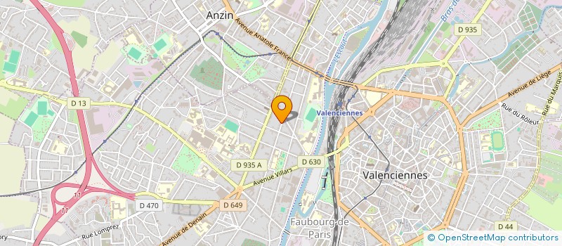 localisation de l'entreprise MONSIEUR STEEVE LOBRY  AULNOY-LEZ-VALENCIENNES