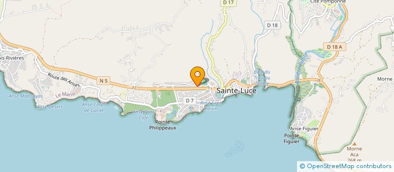 localisation de l'entreprise MONSIEUR STEEVE LOUIS-JOSEPH-DOGUE  SAINTE-LUCE