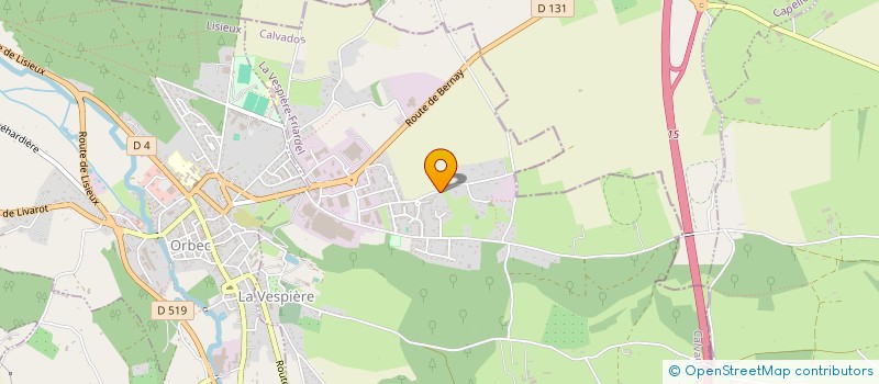 localisation de l'entreprise MONSIEUR STEEVE LUCIEN  LA VESPIERE-FRIARDEL