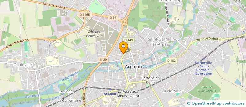 localisation de l'entreprise MONSIEUR STEEVE LUNION  ARPAJON