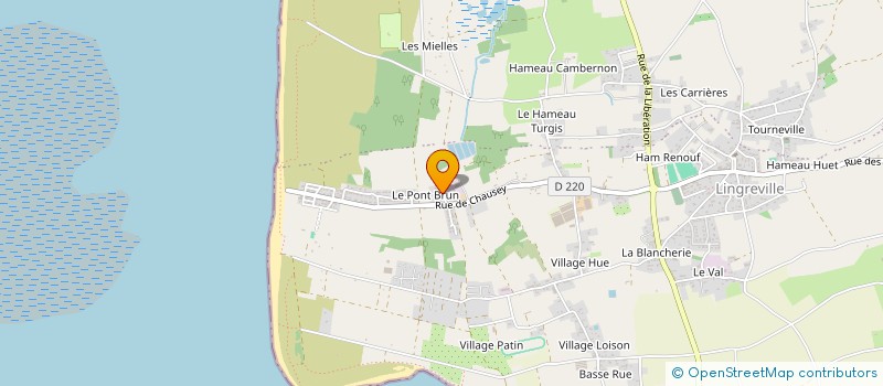 localisation de l'entreprise MONSIEUR STEEVE MAINE  TOURNEVILLE-SUR-MER