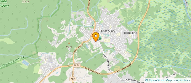 localisation de l'entreprise MONSIEUR STEEVE MANDE  MATOURY
