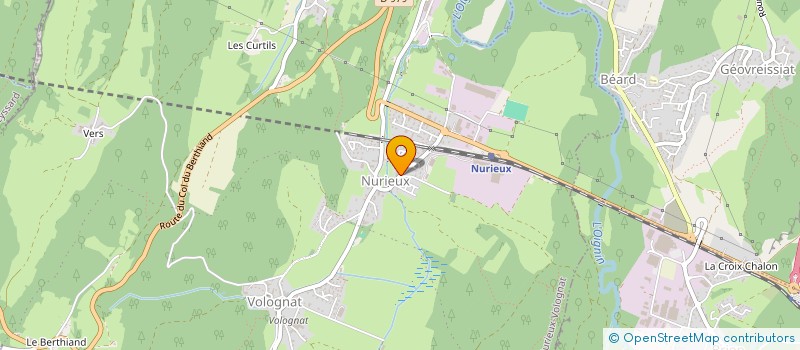 localisation de l'entreprise MONSIEUR STEEVE MARCHAND  NURIEUX-VOLOGNAT