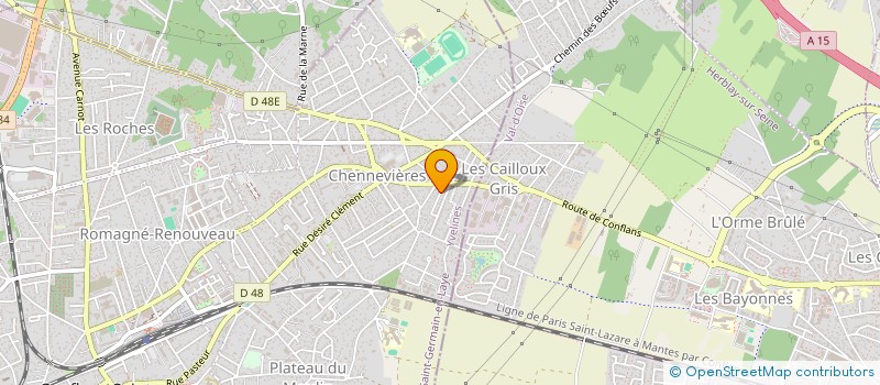 localisation de l'entreprise MONSIEUR STEEVE MARTINET  BOUFFEMONT