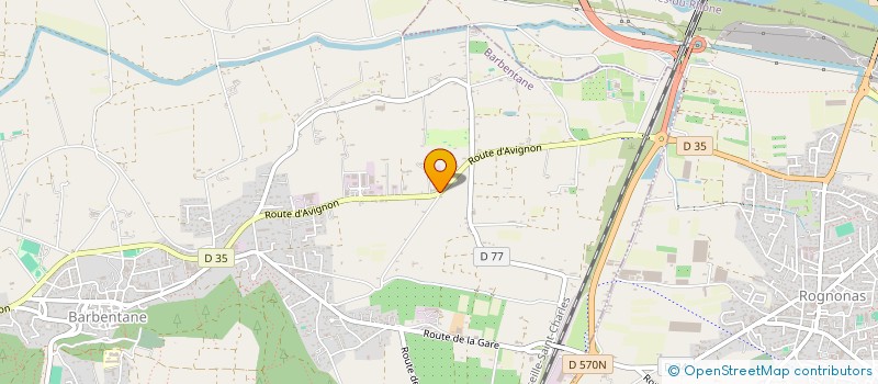 localisation de l'entreprise MONSIEUR STEEVE MERTAZA  BARBENTANE