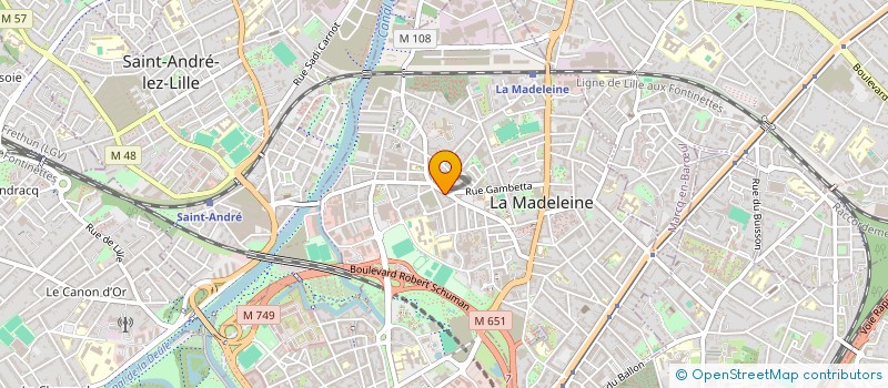 localisation de l'entreprise MONSIEUR STEEVE OLIVIER à LA MADELEINE